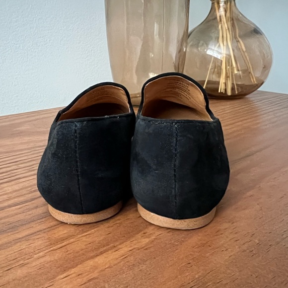 J. Crew Black Suede Smoking Loafer Flats - Picture 8 of 9